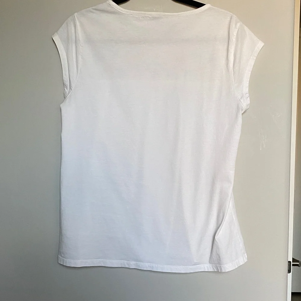 J.Crew Embroidered Boho Babydoll Peasant soft cotton smock type top size S/M